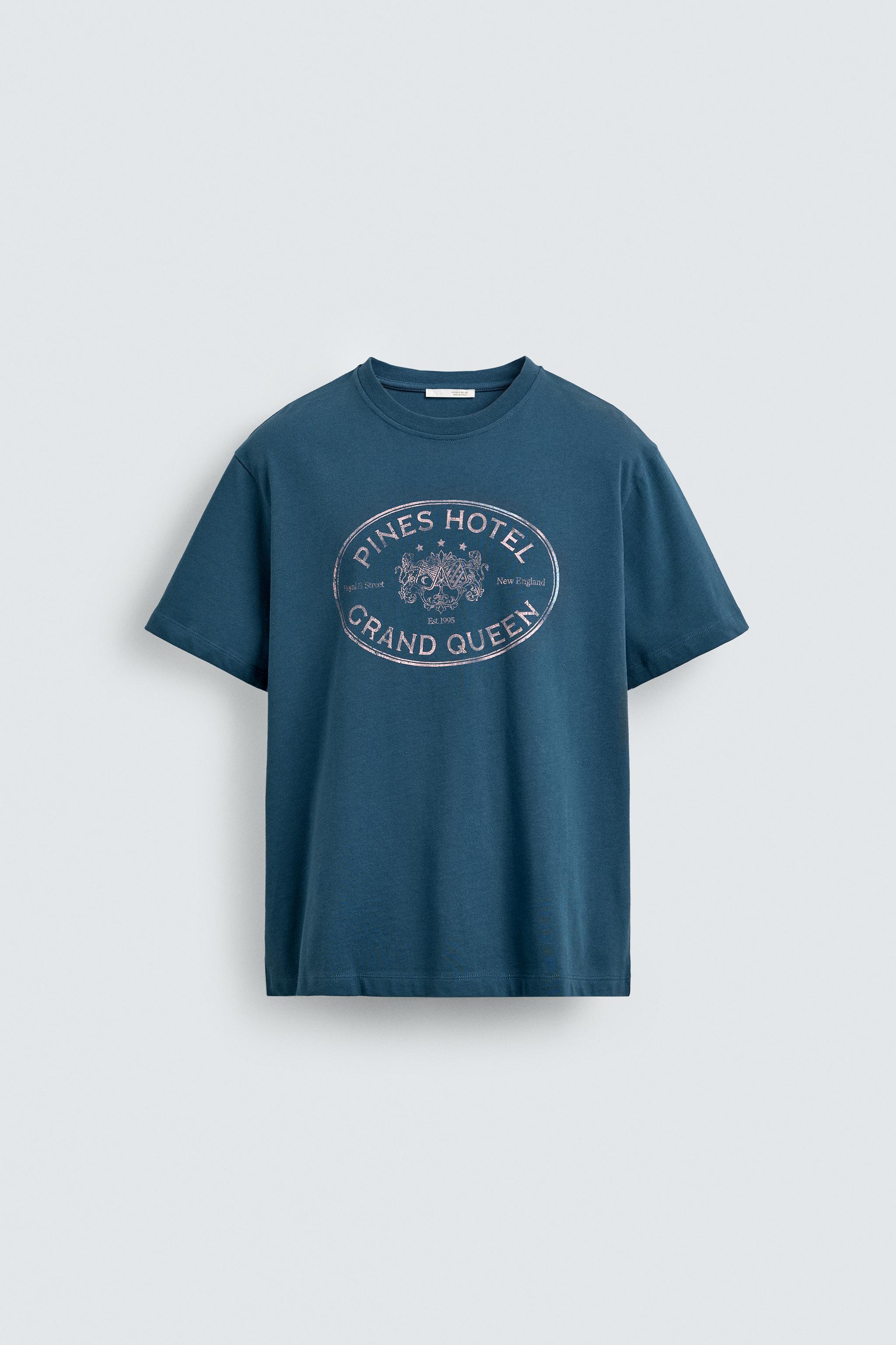 T-SHIRT IMPRIMÉ DÉLAVÉ